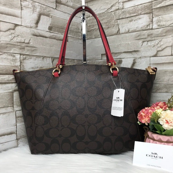 👜COACH🌺PRAIRIE SATCHEL 10 1/2" - Picture 2 of 8